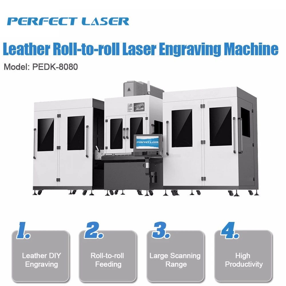 RF Tube Laser Marking Engraving Machine Roll to Roll For Leather/Plastic/Wood/Acrylic/Carton/Bottle Engraver