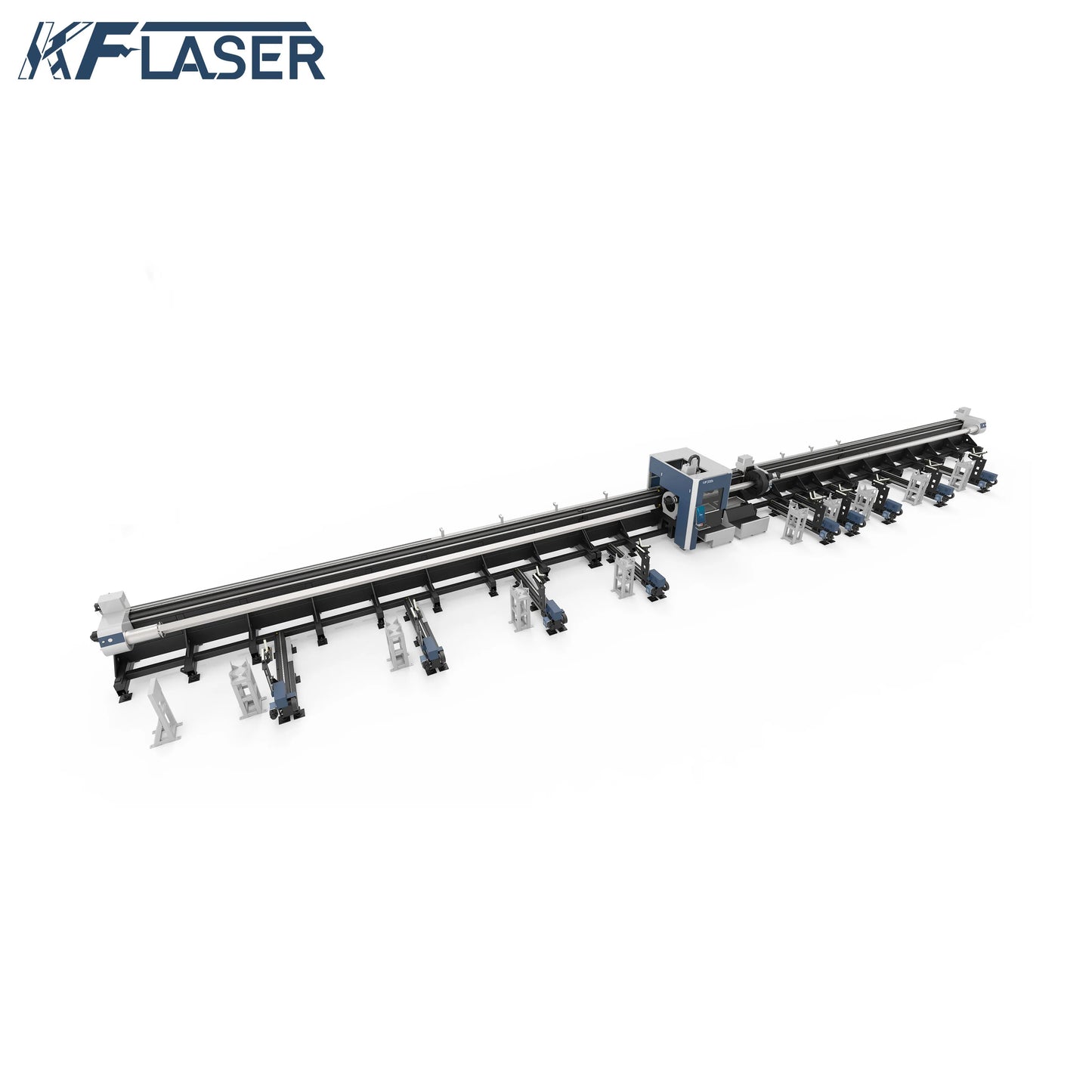 KF 6kw 8kw 12kW Four-Chuck Heavy-Duty Tube Laser Cutting Machine for Metal for Stainless Steel Carbon Steel Iron Tube