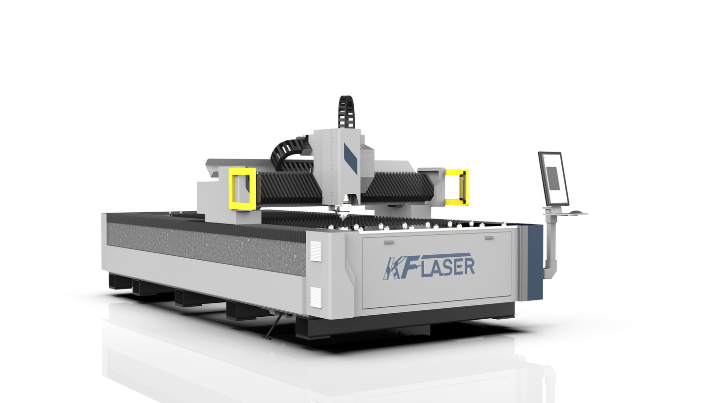 Jinan KF laser High power 1530 Metal CNC Fiber Laser Cutting Machine 12000W for Carbon steel Aluminum Marble bed on sale