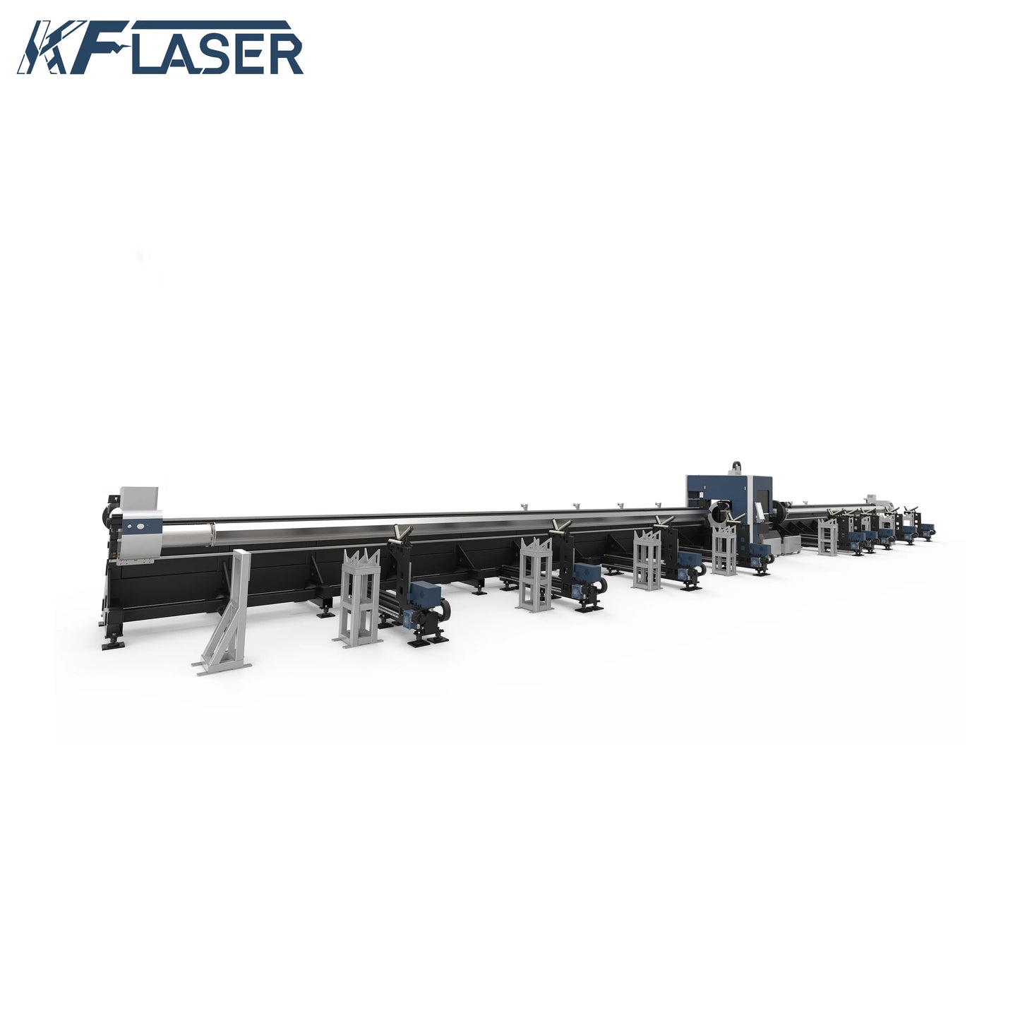 easy use cnc automatic metal tube four chuck fiber laser cutting machine with rotary for factory