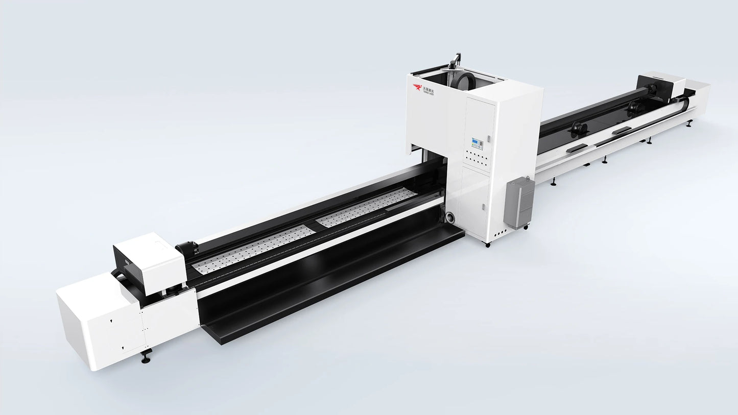 Metal Tube Raycus fiber Laser Cutting Machine 6000W Fiber TQL-F6000-3015WB-60G