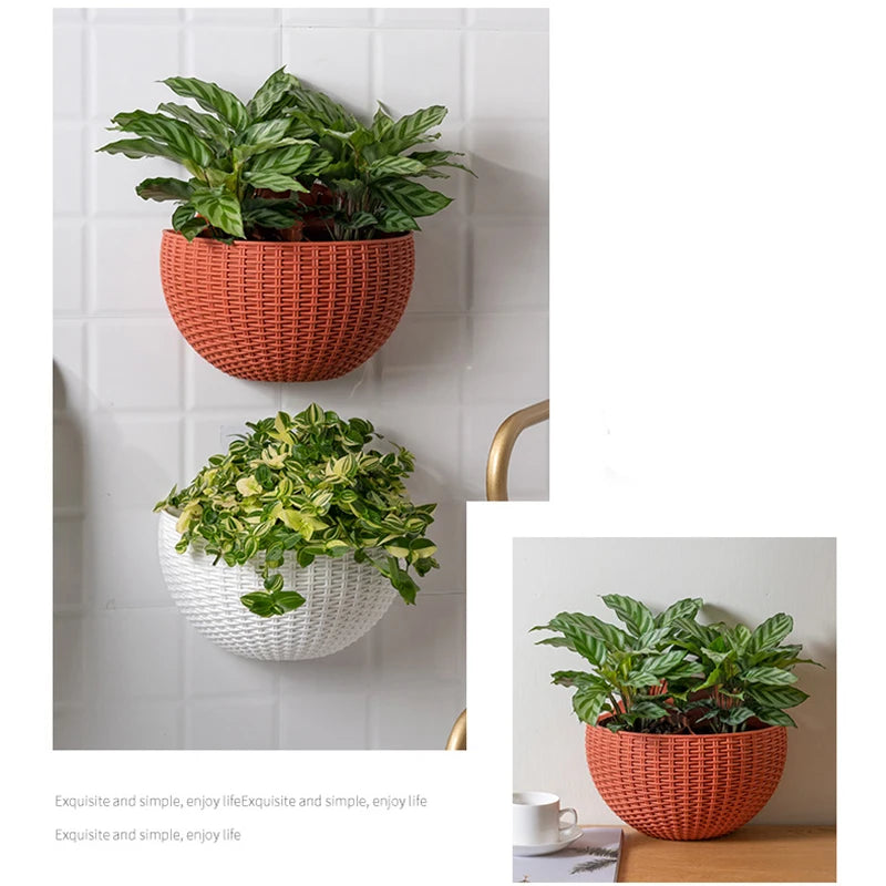 Garden Decoration Outdoor Hanging Plant Flower Vase Wall Hanging Flower Pot Hanging Hanging Pots Plant Accessories