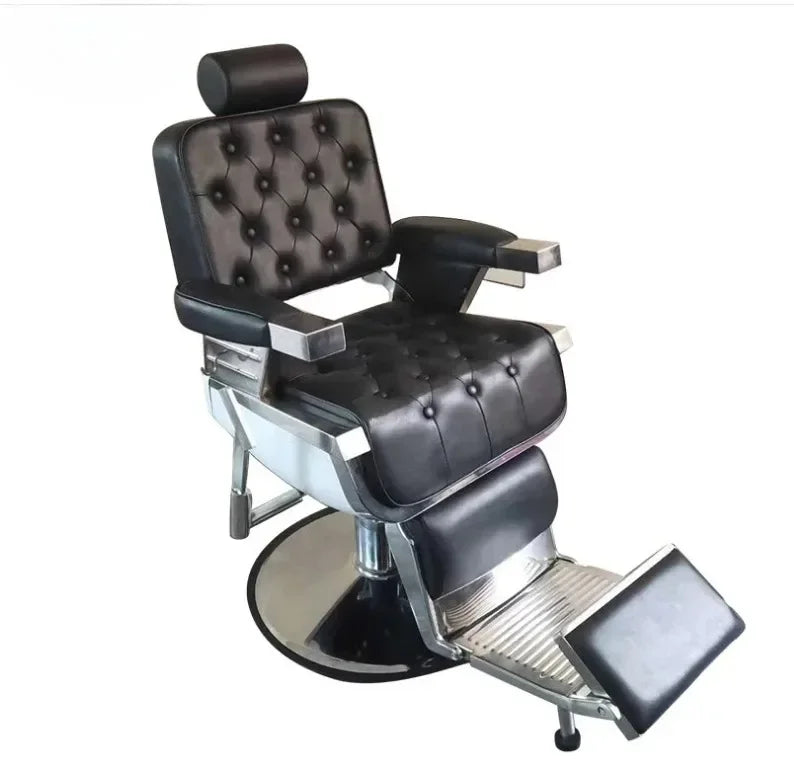 Luxury Retro Rolling Chair Salon Reclining Chairs Nail Barber Furniture Beauty Makeup Professional Hair Silla Barberia Stylist