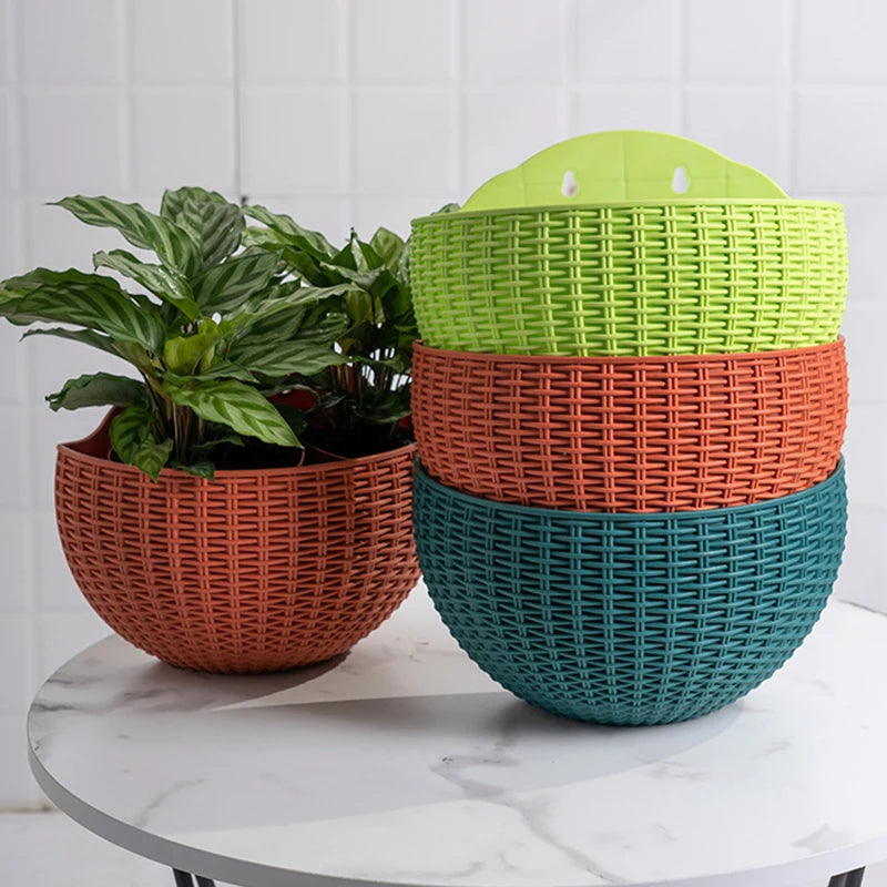 Garden Decoration Outdoor Hanging Plant Flower Vase Wall Hanging Flower Pot Hanging Hanging Pots Plant Accessories